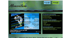 Desktop Screenshot of momentumdanceacademy.org